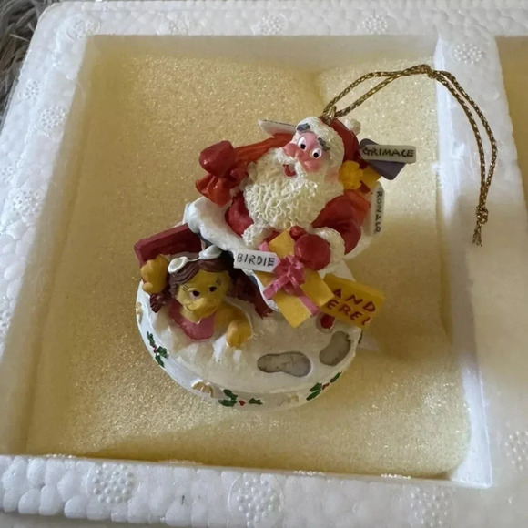 McDonald's 1996 McMemories 2 Ornament Set Tis The Night Before Christmas Vintage - Picture 5 of 10